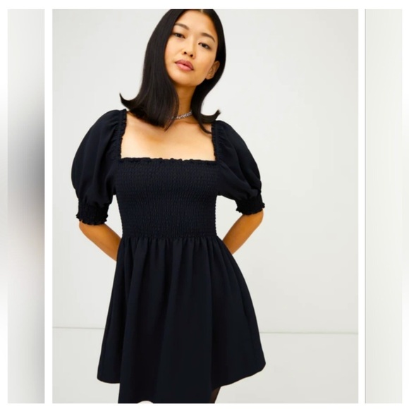 Hill House Dresses & Skirts - The Athena Nap dress in Black crepe